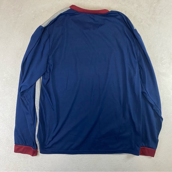 Harry Potter Mischief Managed Gray Blue Red T Shirt Womens Size L Long Sleeve - Picture 3 of 7